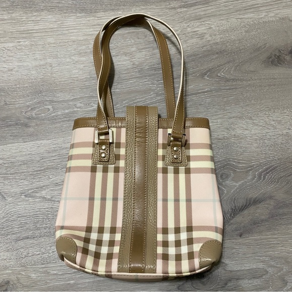 AUTHENTIC BURBERRY PINK PLAID PURSE - Picture 3 of 9
